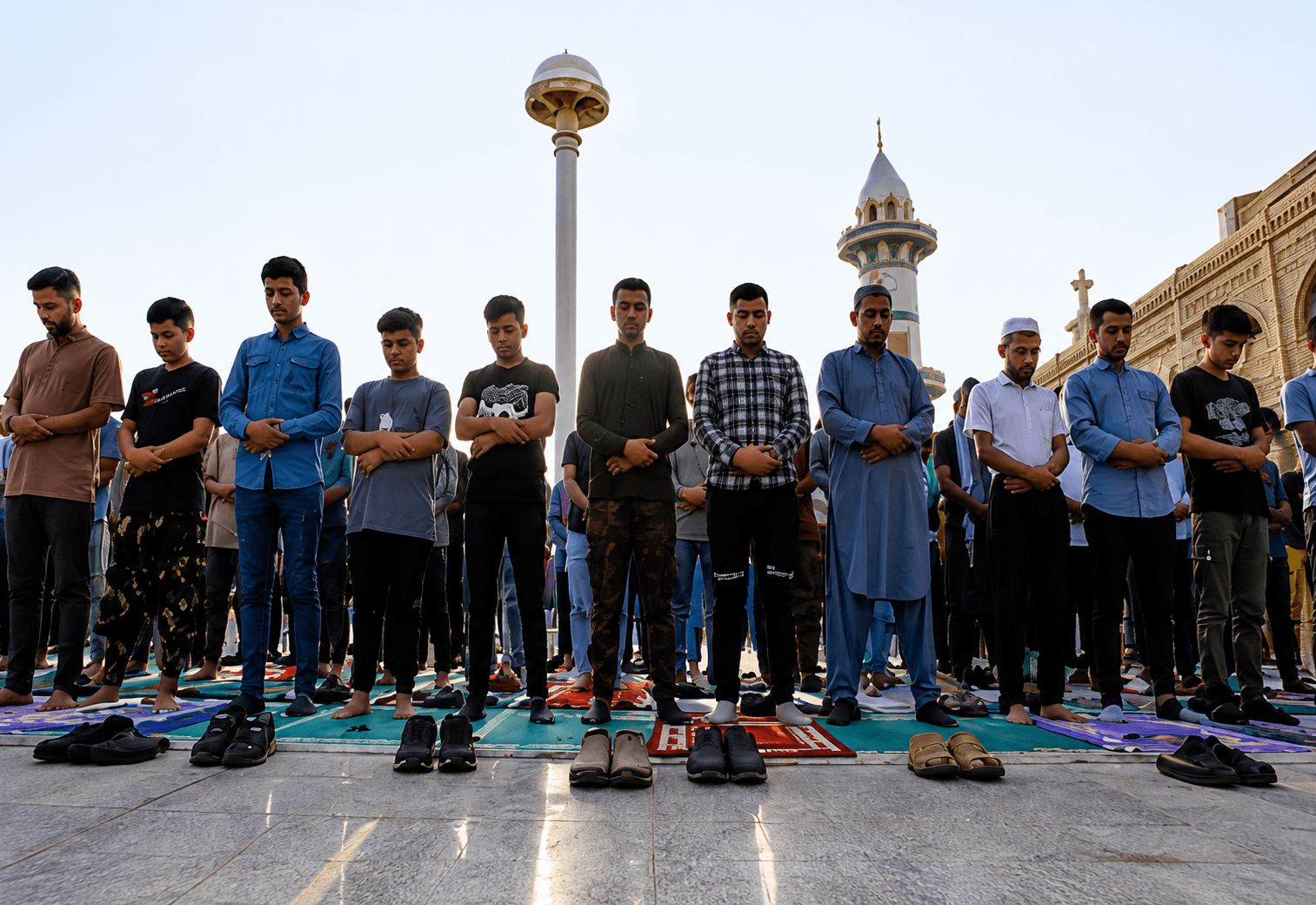 اقامه نماز عید قربان اهل تسنن در کیش